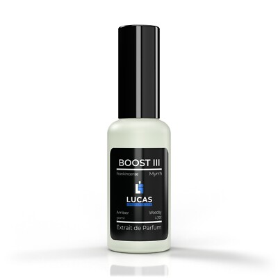 Boost III (Iso E Super + Ambroxan + Javanol) -1.7oz/50ml - Frankincense - Myrrh