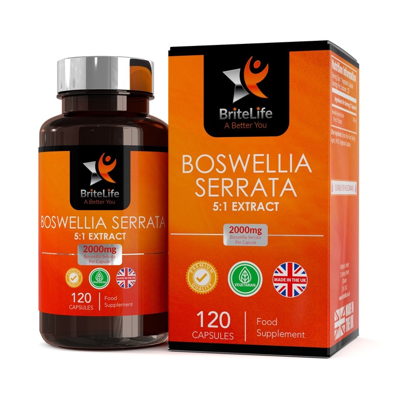 Boswellia Serrata | 120 Capsule 2000mg Extrait 5:1 Anti-Inflammatoire
