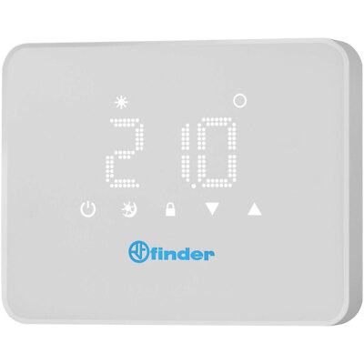 Termostato Digital De Pantalla Táctil Indoor Finder 1T.91.9.003.0000 Modo 24h