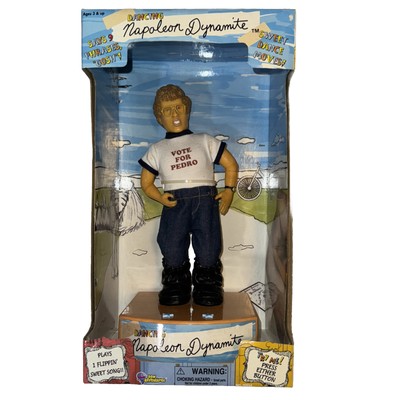 Napoleon Dynamite Dancing Talking Figure Stage 2005 Adventures Read Description