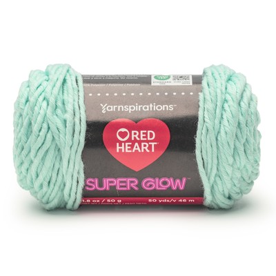 Red Heart Super Glow Yarn-SPECTRAL SEAFOAM