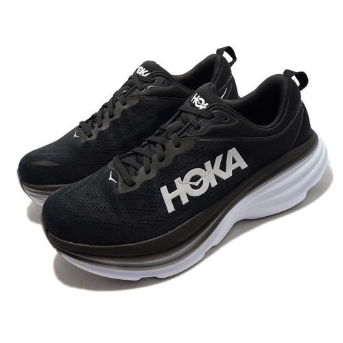 

Мужские кроссовки для марафона Hoka Bondi 8 2E Wide Black White 1127953-BWHT, Черный, Bondi 8 2e Wide