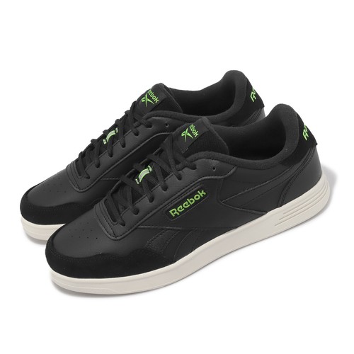 

Мужская повседневная обувь Reebok Court Advance Core Black Lime Silver LifeStyle 100033460, Черный, Court Advance