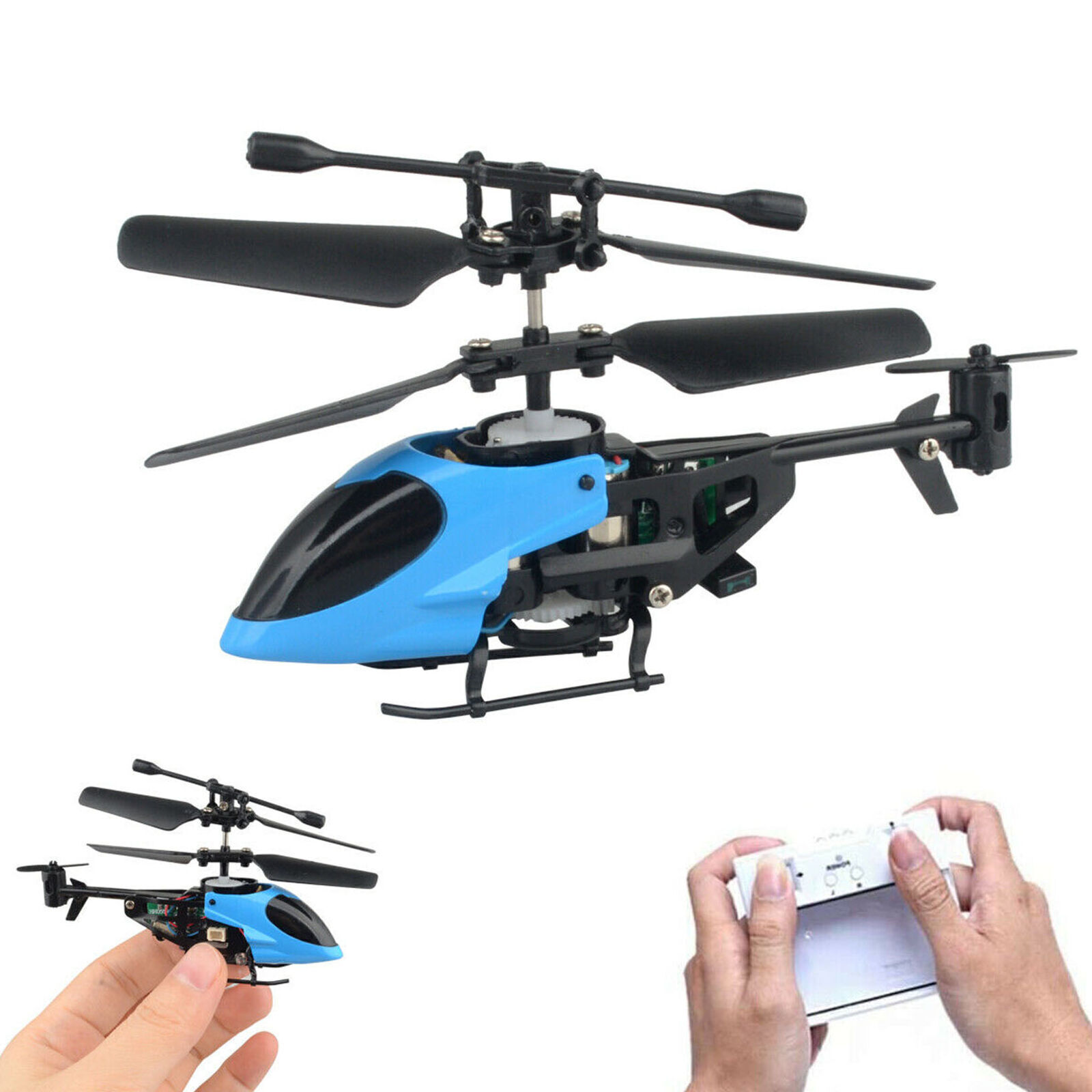 Mini Nano Remote Control RC Radio Helicopter Gift Toys for K