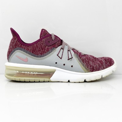 

Кроссовки для бега Nike Womens Air Max Sequent 3 908993-606 фиолетовые, размер 9, Фиолетовый, Air Max Sequent 3