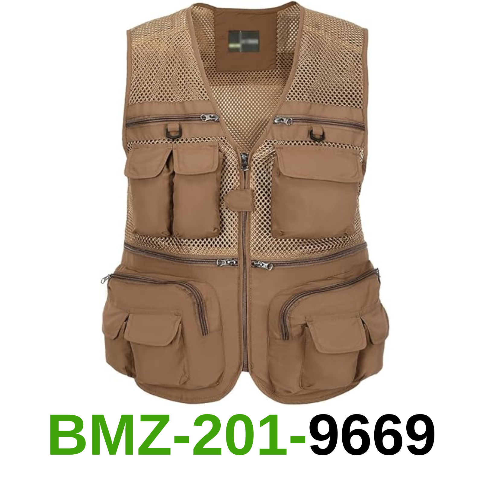 Hbufnha Mens Casual Outdoor Fishing Vest Unisex Work Travel Hunting Hiking, M
