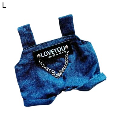 Doll Canvas Shoes Portable Delicate Doll Chain Denim Cartoon T-shirt Unique L