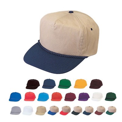 S Plain Solid Cap