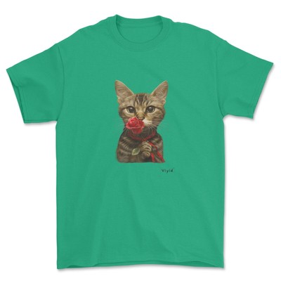 (search Viyid for discounts) Unisex Rose Shorthair Cat T-shirt Cat Lovers Gift