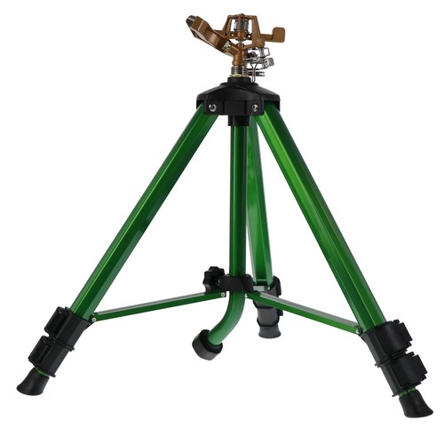 Garden Irrigation Zinc Adjustable Impact Tripod Sprinkler