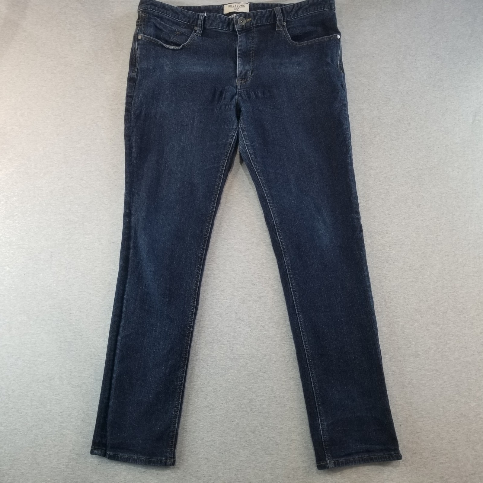 Billabong Jeans Womens Sz 38 VTG Slim Dark Wash 98%Cotton Normcore Workcore Nice