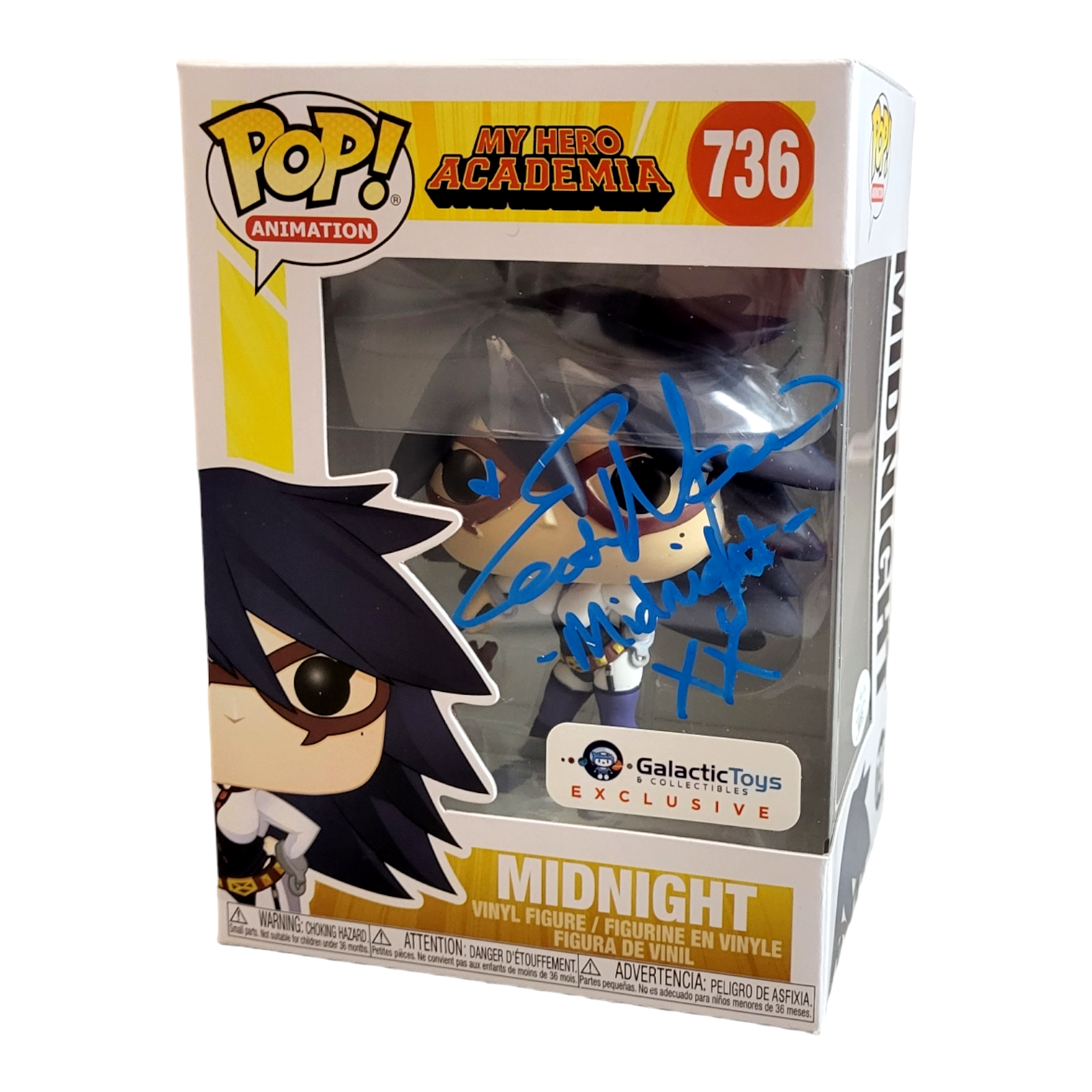 Midnight Signed Funko Pop Elizabeth Maxwell My Hero Academia