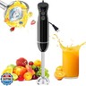 Bonsenkitchen Hand Blender, Immersion Blender with 2 Mixing Speed, Electric Handheld Blender Portable Stick Mixer with Stainless Steel Blades for Soup, Smoothie, Puree, Baby Food