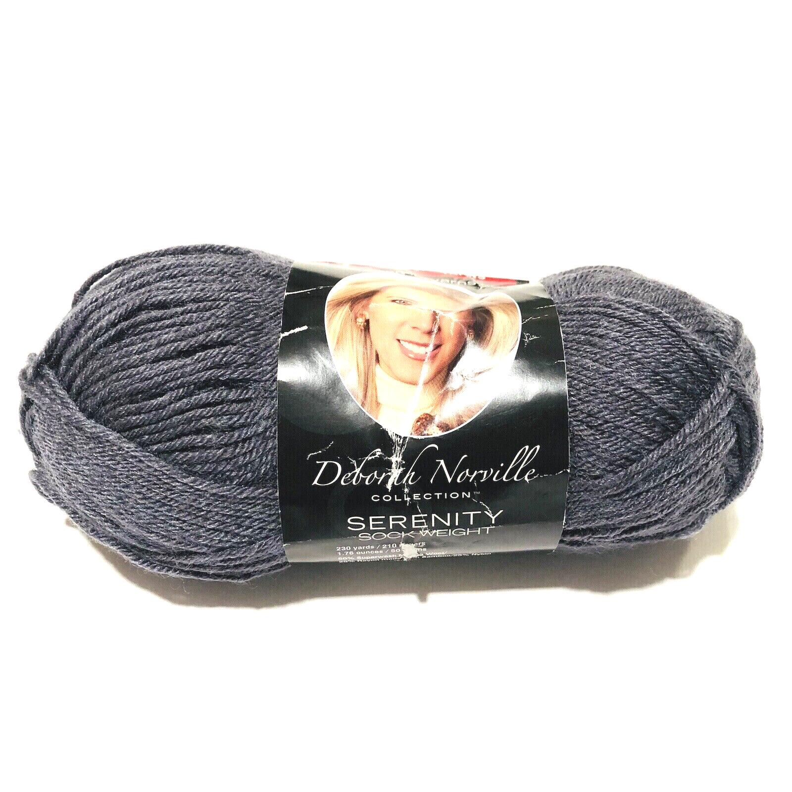 Yarn Wool Blend Charcoal Gray D Lot 1373