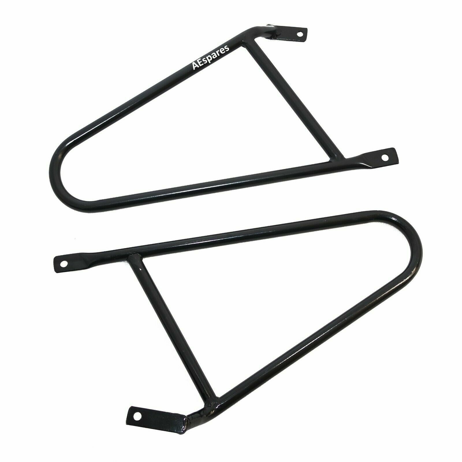 Fits Royal Enfield Interceptor 650cc Pannier Mounting Rails Mounts Black  