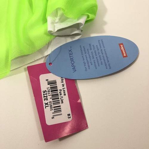 Lucky In Love Tennis Skirt Skort Striped Vaportex Youth Girl’s XL NWT