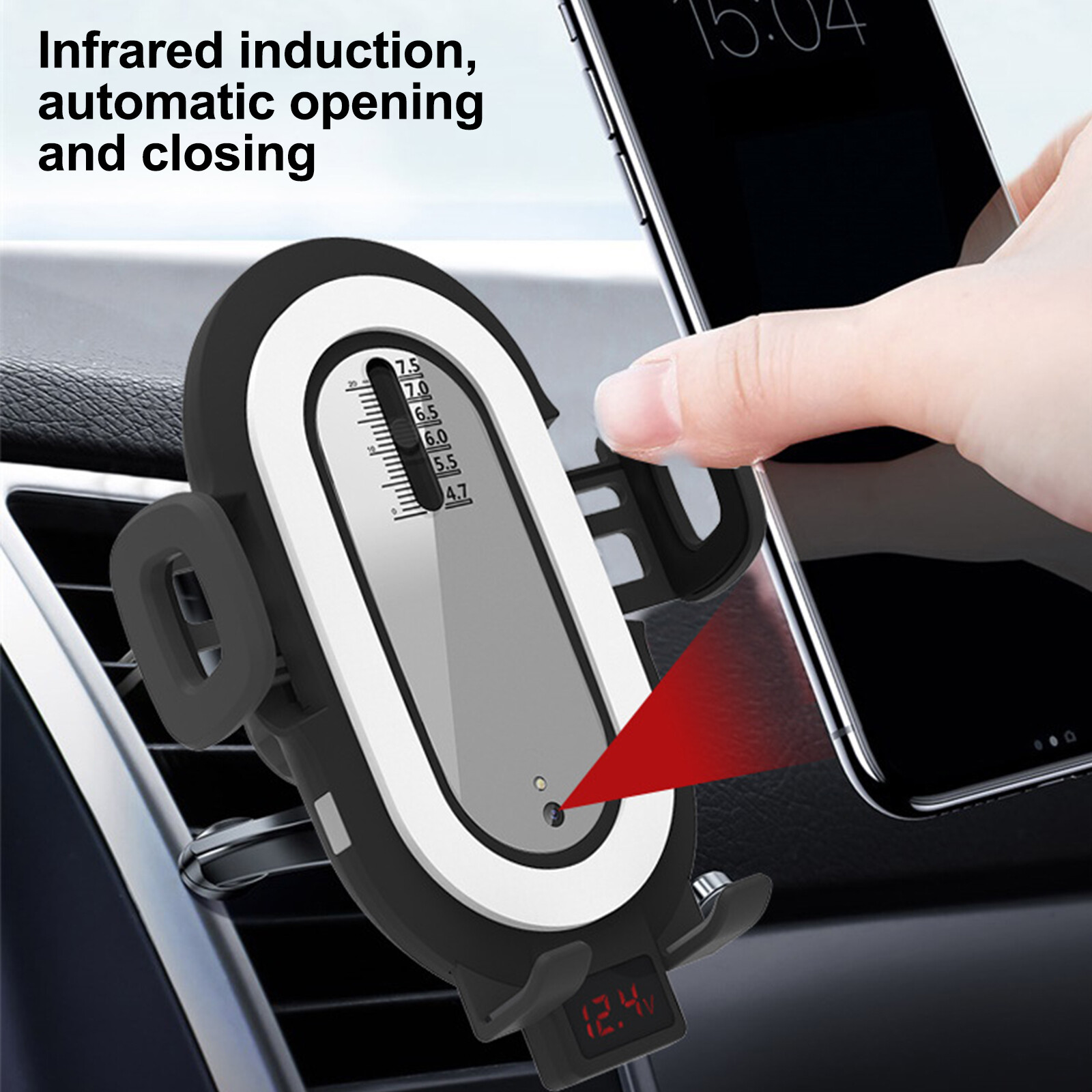 Cigarette Lighter Wireless Car Charging Charger Mount Holder Universal For Phone