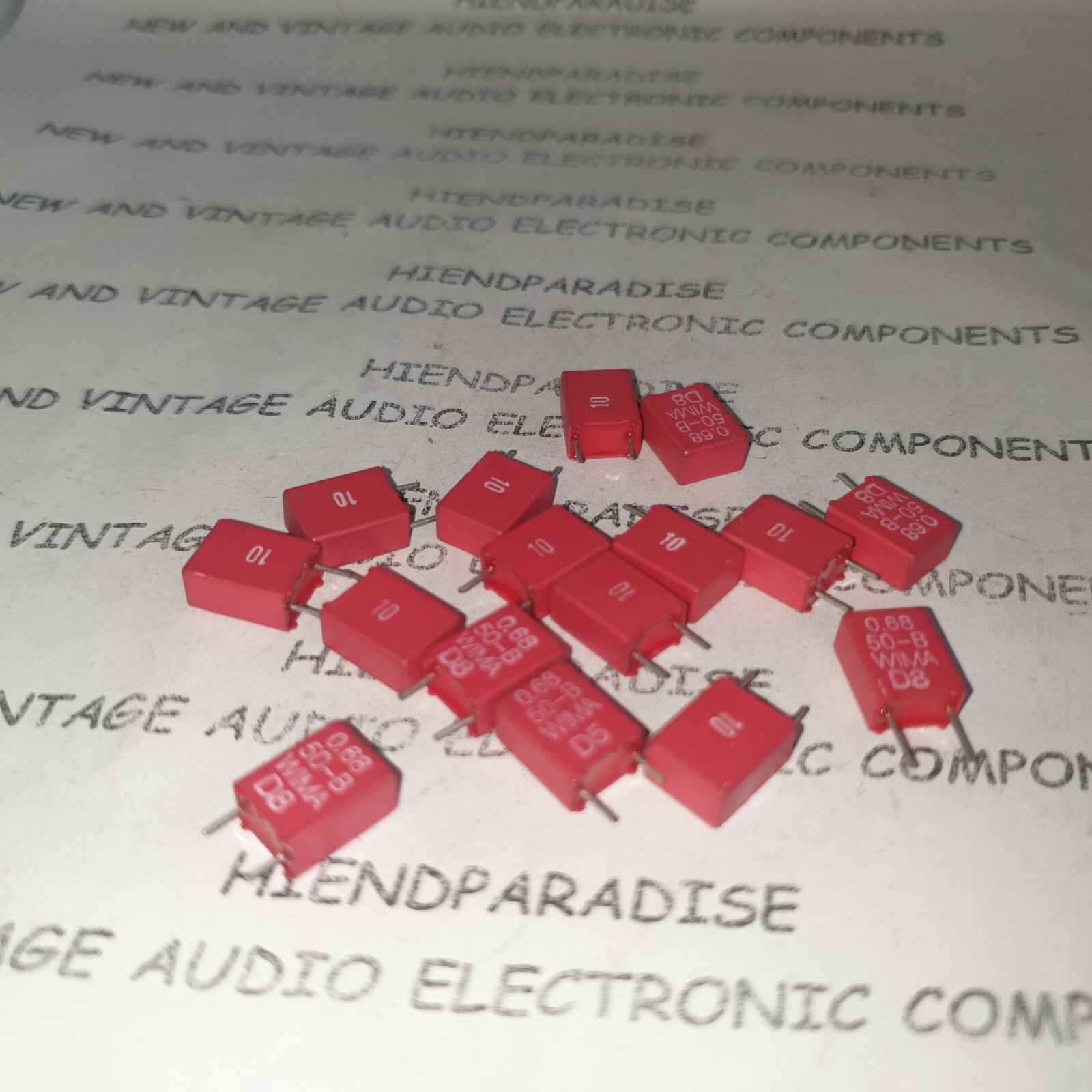 NOS WIMA 0.68uf 680NF 50V DC CAPACITOR FOR AUDIO! 16PCS!