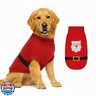 Dog Sweater Knitted for Small to Large Dogs Boy Girl, Classic Turtleneck Dog Christmas Sweaters, Warm and Soft Pet Clothes for Winter (Santa Claus, 2XL)