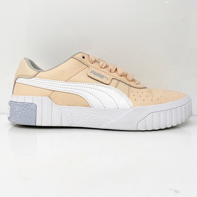 Puma Girls Cali 370669-05 Бежевая Повседневная Обувь Кроссовки Размер 5.5C