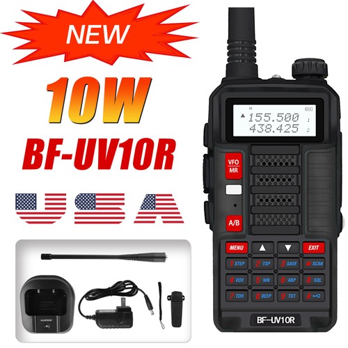 Baofeng UV-10R Dual Band UHF/VHF Walkie Talkie Two-Way Radio FM Ham Long Range