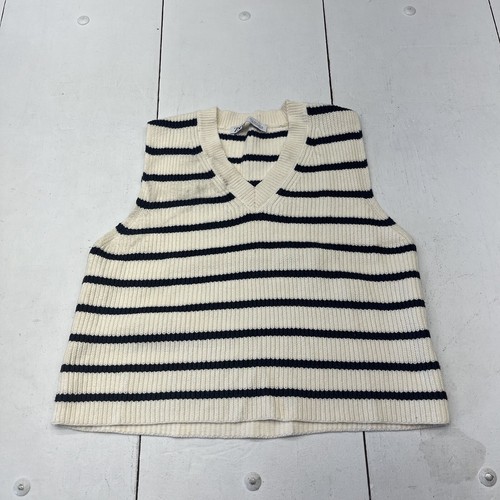 ニット セーター TWO-TYPE STRIPED KNIT VEST レディース $_12.JPG?set_id=880000500F
