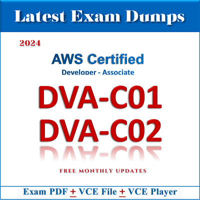 DVA-C02 + DVA-C01 Exam AWS Certified Developer Associate PDF, VCE - JULY 2024!