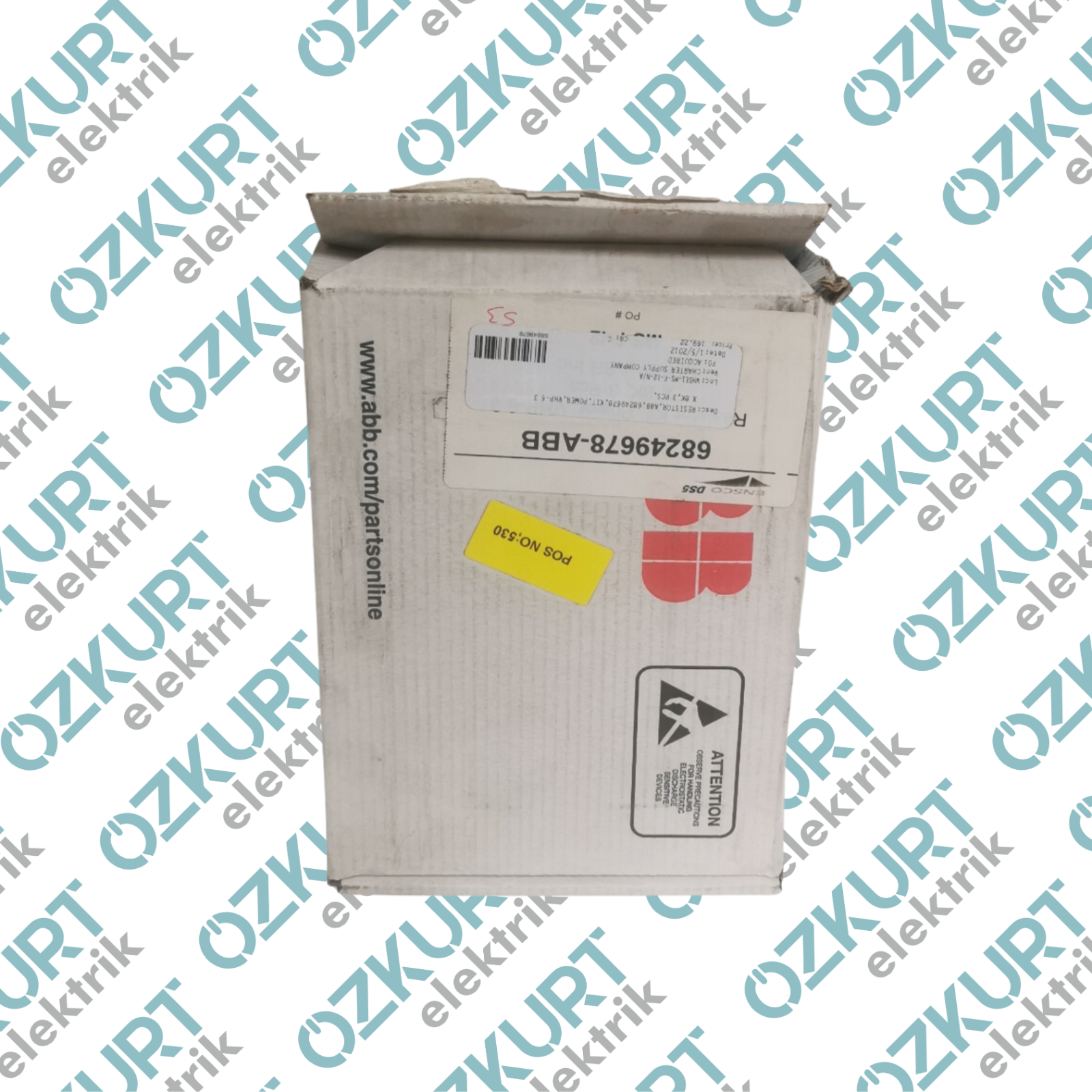 ABB 68249678 DISCHARGING RESISTOR EBG VHP-6 3 x 8K SPARE KIT