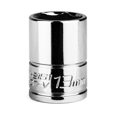 Capri Tools Shallow Socket, 1/4 in. Drive, 6-Point, SAE and Metric Sizes