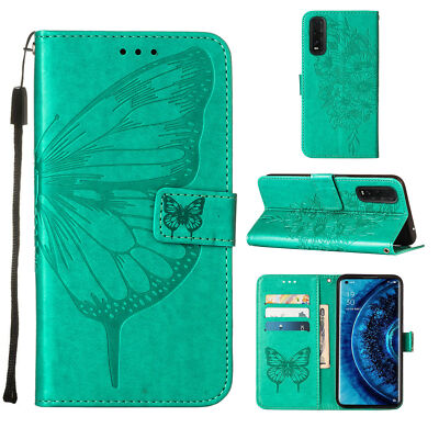 Hot New Case For Oppo Find X2 Butterfly Phone Leather Case