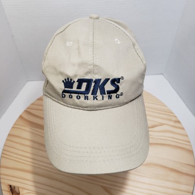 Dks Door King Strap Back Tan  Baseball Hat Cap Adjustable Embroidered Dad Hat