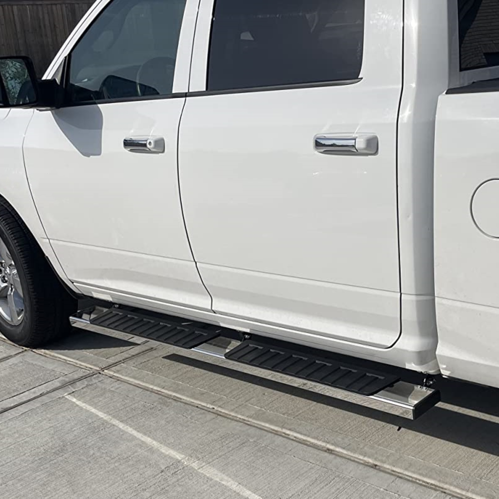 Fit 2019-2025 Dodge Ram 1500 Crew Cab 6" Side Step Running Board Nerf Bar S/S H