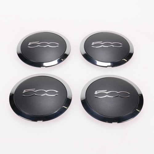 ORIGINAL RADKAPPE, DECKEL, NABE für FIAT 500 500C 4x Set   51884863