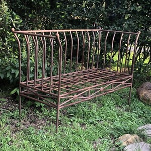 Vintage Iron Garden Bench Lounging &amp; Relaxing Furniture 