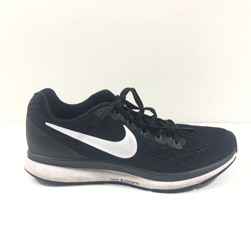 Nike Air Zoom Pegasus 34 Running Shoes, Black, Men's Size