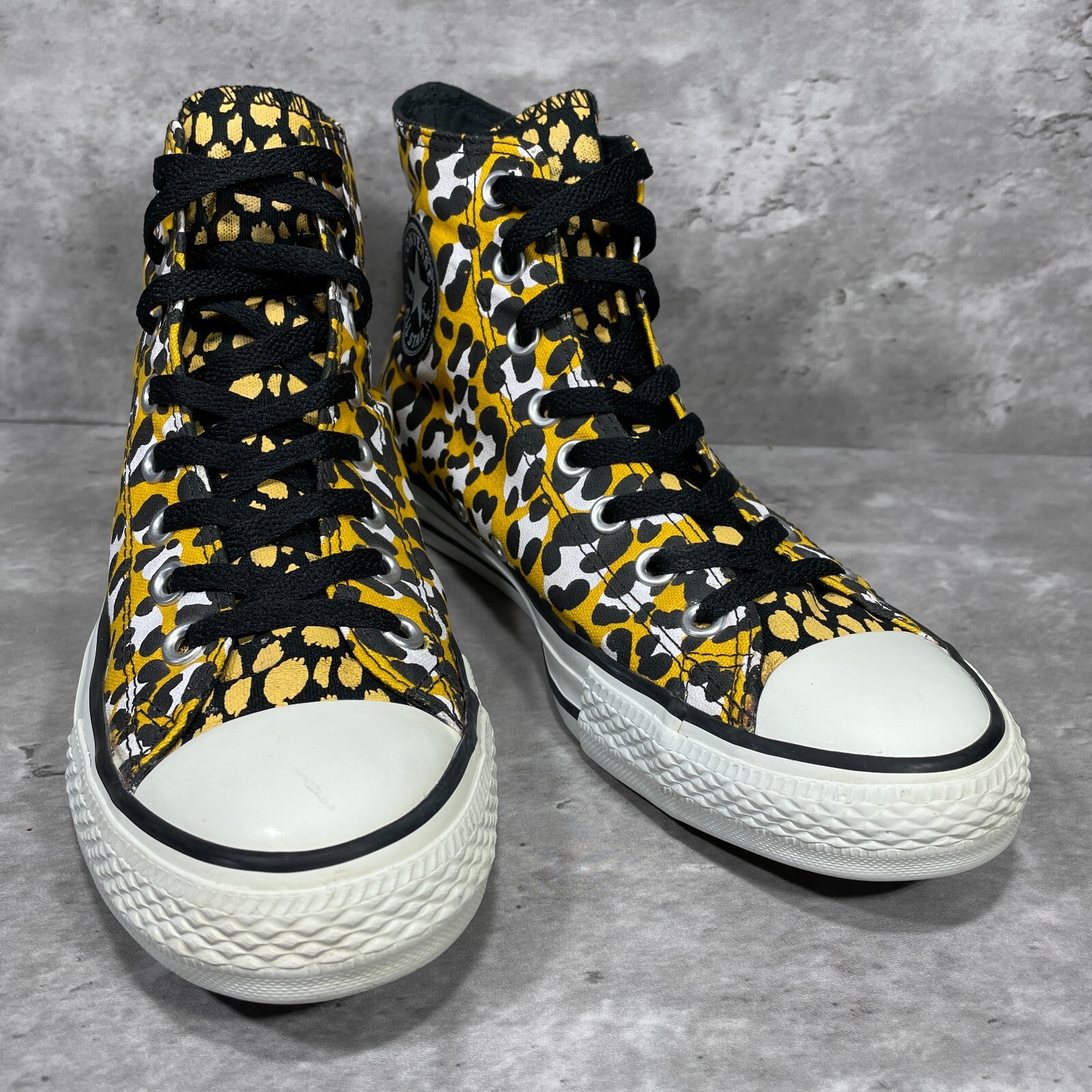converse-chuck-taylor-hi-tops-women-s-size-10-animal-leopard-print-gold-black-ebay
