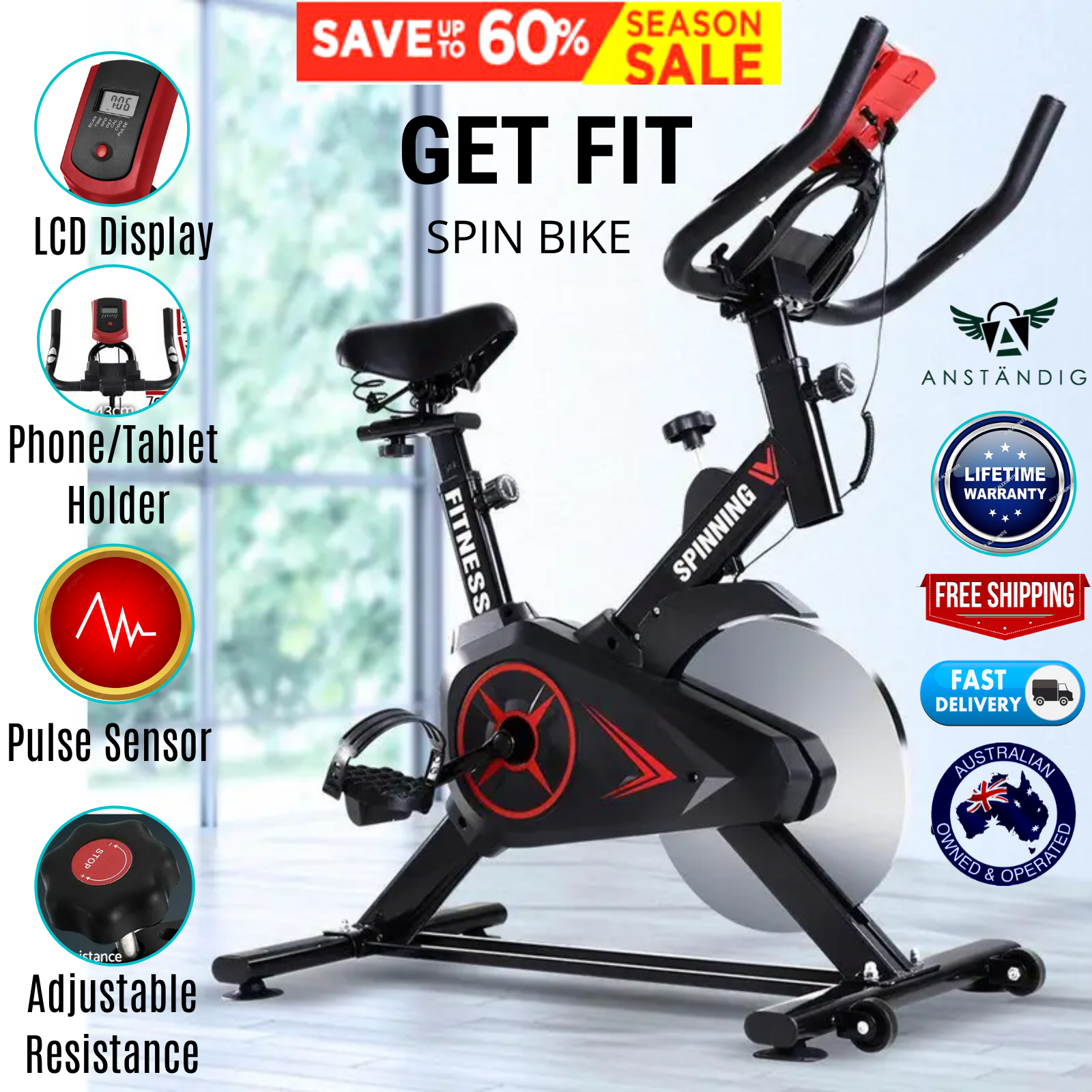 phone holder for spin bike