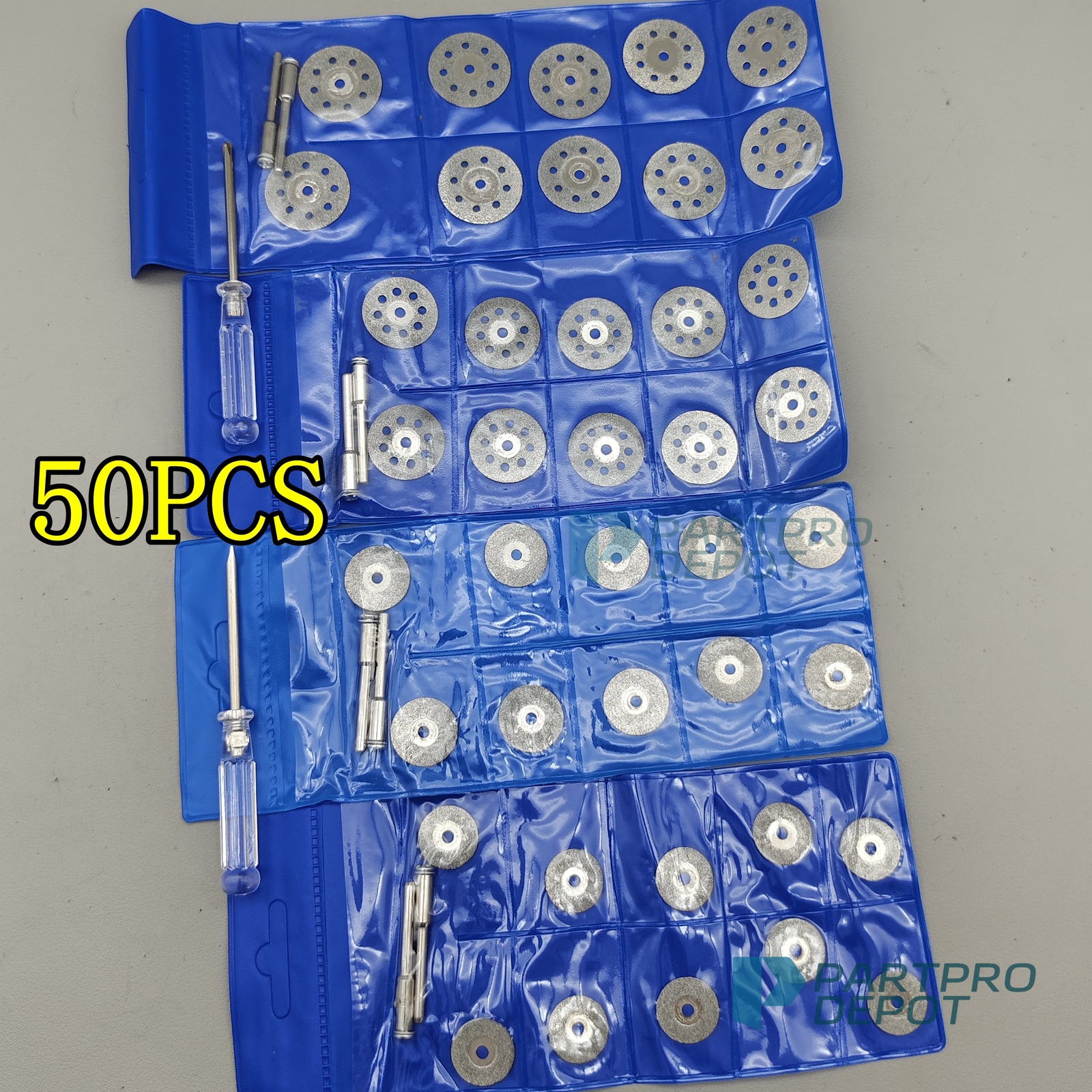 50* Diamond Cutting Wheel Fit Dremel Rotary Tool Die Grinder Metal Cut Off Disc