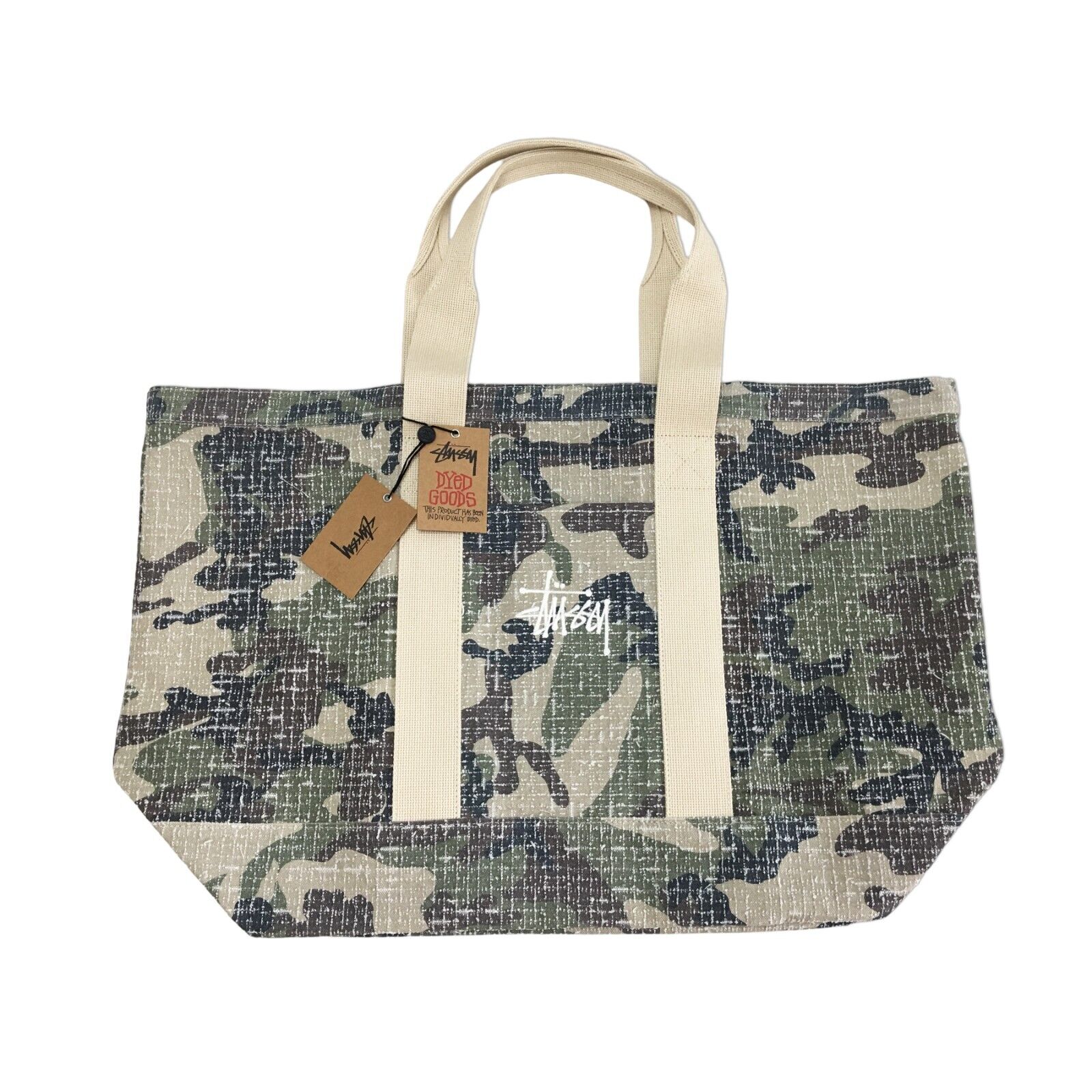 Stussy Needle Punch Faded Camouflage XL Tote Bag | eBay Stussy Needle Punch Faded Camouflage XL Tote Bag | eBay
