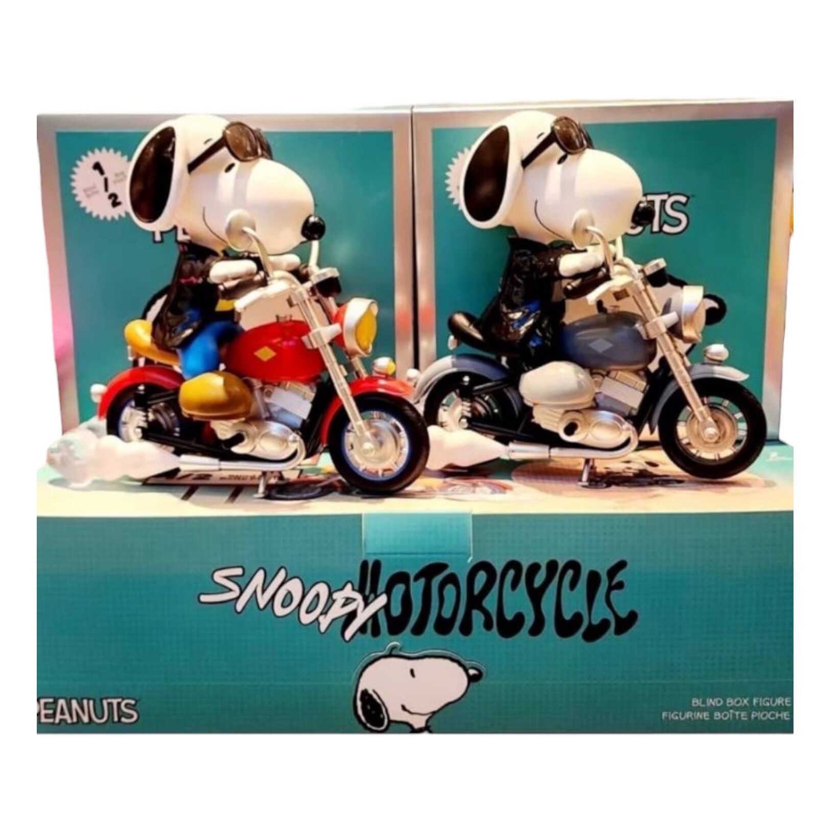 Peanuts Snoopy Motorcycle Blind Box Figure Toy Gift Cool 1