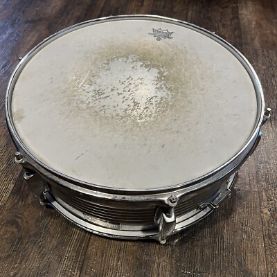 Remo Weathering Coated Ambassador Gammon Percussion Snare Drum 14  Chrome 