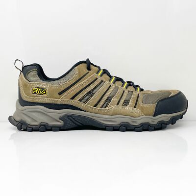 

Кроссовки Fila Mens Travail 2 1JW00846-903 Коричневые повседневные туфли Размер 12 4E, Коричневый, Travail 2
