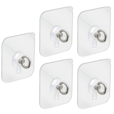 5pcs Self Adhesive Wall Ceiling Mount Ring Hook 