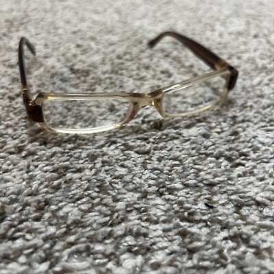 Authentic Chanel 3064-B c.763 51mm Clear Beige Tortoise Frames Glasses Italy