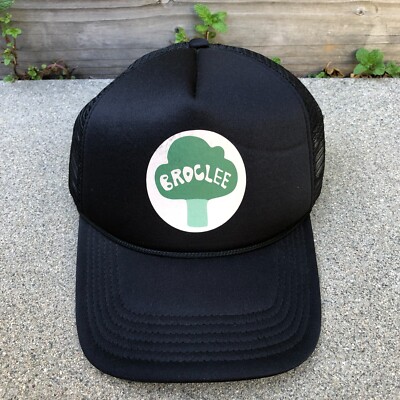 MEGA CAPS BROCLEE Broccoli Trucker Hat Men's Snapback Cap Black Brand New