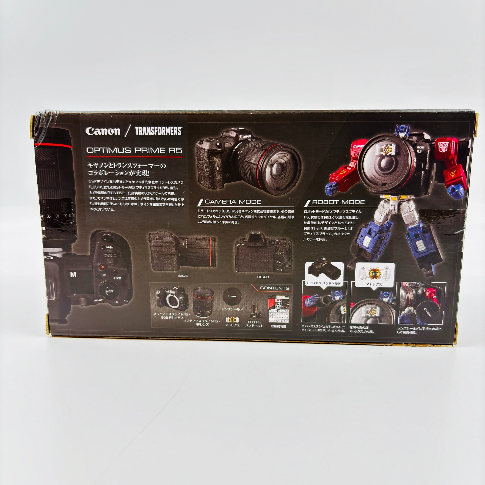 Canon OPTIMUS PRIME R5 フィギュア Canon Transformers Optimus Prime R5 Action Figure Takara