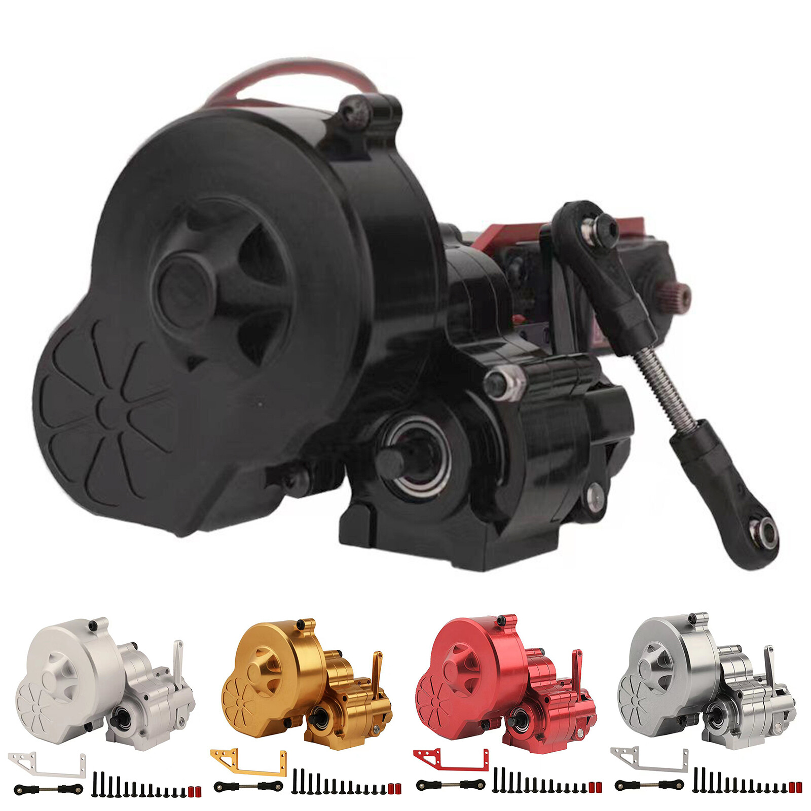 Transmission Cutoff Motor Gear Gearbox For 1/10 Axial AX10 SCX10 Wraith RC Car