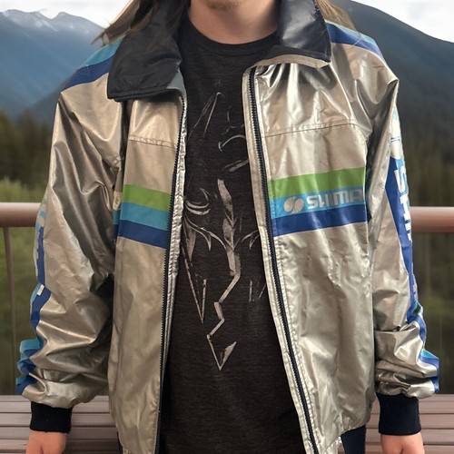 Vintage 1980s Shimano Rare Retro Jacket Coat Fishing L