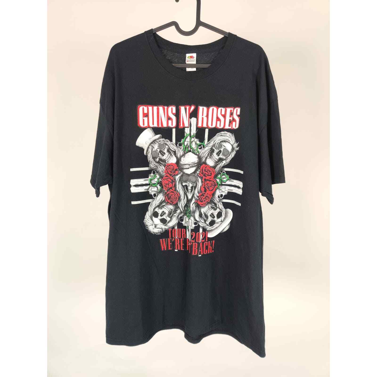 Guns N' Roses Tour 2021 We're F'n' Back Double Side Design