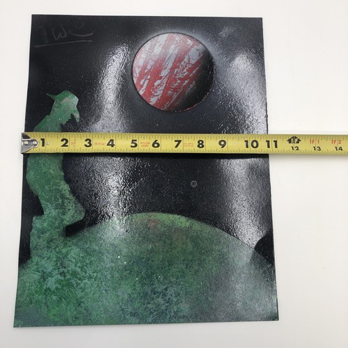 (Brand-New) Space Spray Paint Art Original Signed Poster-board